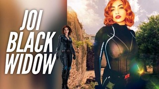 Black Widow Jerk Off Instruction Joi – Viuvá Negra Punheta Guiada Cosplay