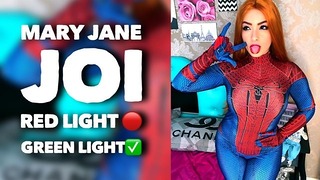 Mary Jane – Joi Luz Vermelha, Luz Verde, Instruções de Masturbação – Homem Aranha
