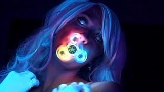 Secretcrush4k – Glowing Neon Hottie Teases Your Dick With Her Ideal Body Pmv