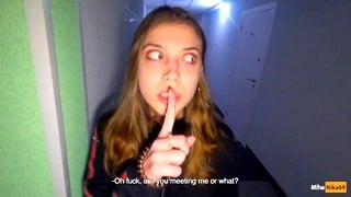 We Fucked In The Stairwell While Mom + Dad Are At House – Semen In Undies + Put Them On – Pov 4k