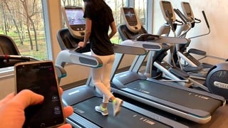 Public Masturbation With Lovense (lush) Part 3. Midst Fitness in the Gym