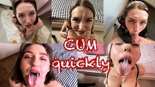 7 Minutes Of Cumshots, But You’ll Come Faster. Try Not To Sperm The Challenge.