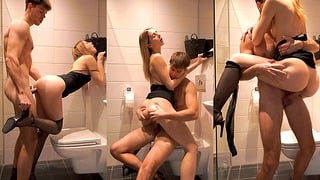 Bath Room Fuck With My Slutty Step Sister! Mini Dress And Stockings Makes Me Crazy 4K