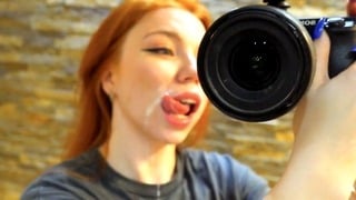 Filthy And Slobbery Blowjob! Deep Throat Russian Beauty!
