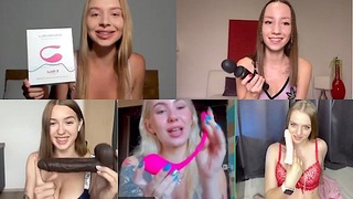Pidä hauskaa tyttöjen kanssa videopuhelussa. Californiababe, Kate Quinn, Bella Mur, Katy Milligan