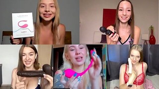 Having Fun With The Girls On A Video Call. Californiababe, Kate Quinn, Bella Mur, Katy Milligan