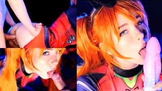 Hot Whore Asuka Langley. Sloppy Oral Plus Pussy Cream Pie – Mollyredwolf