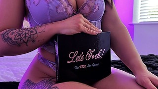 Playing Lets Fuck Adult Board Game!
