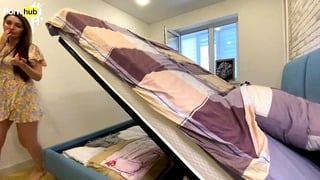 Vaginal Gift Of Fate Stepmom Stucked Below The Bed.