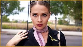 Horny Flight Attendant Seduced Me – I Fucked Her And Cum On Face 4K – Katekravets