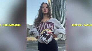 Patriots Fan Karli Mergenthaler Does Tiktok Dance