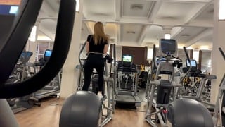 Quick Fuck In The Gym. Risky Public Sex With Californiababe.