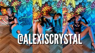 Latex Fetish Pussy Fingering – Alexis Crystal