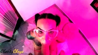 Horny Little Doll Wants Her Special Lollipop To Cum On Her Face! Chantychrys