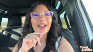 Latina Fucked And Squirts In Public Outdoor Sex- “Good Thing I Have Waterproof Seats” – Cami Strella