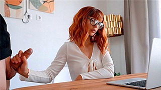 She Makes Him Cum Inside Her Tight Young Pussy On Zoom Meeting