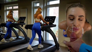 I met a perfect, cute girl at the gym, immediately fucked her, and came on her face.
